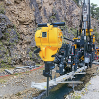 Plate-forme de forage portative de noyau de marteau diesel avec la perceuse d'ancre de disjoncteur de moteur pour le forage de roche de trou vers le bas