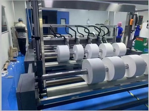 공장 직영 다양한 자동 전동 커터 거즈 부직포 슬리팅 리와인딩 기계 - Product Image 2