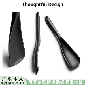 Silicone Spatula Set Oven Safe <b>Microwave</b> Safe Dishwasher Safe For Cooking Salad Serving Spoons With High Temperature Resistance - Product Image 3