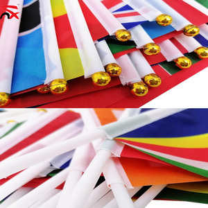Drapeaux à main en plastique miniatures pour tous les pays, pour encourager la Coupe du Monde de football 2026, vente chaude - Product Image 4