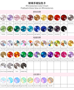 K9 alta calidad neón fucsia serie coser vidrio costura piedra Cristal Diamantes de imitación para bailar Gament Decoración - Product Image 6