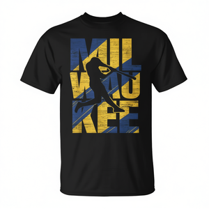 T-shirt promotionnel Milwaukee Baseball Home Run Game Day - Product Image 2