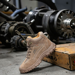 Chaussures <span class=keywords><strong>de</strong></span> <span class=keywords><strong>sécurité</strong></span> transfrontalières pour femmes et hommes, anti-écrasement, anti-perforation, antistatiques, avec empeigne en maille, embout en acier, montantes, pour le travail - Product Image 5