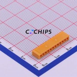 12P-SAN Housing (Wire-to-Board / Wire-to-Wire) P=2mm Connector ( Jack Structure: 1x12P )( Pitch: 2mm )( Number of Rows: 1 ) - Product Image 2