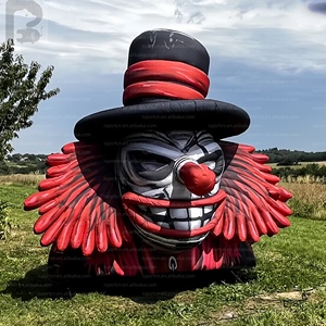 Cabeza de Payaso Gigante Personalizada, Inflable, de Terror, para Casa Embrujada/Jardín de Halloween/Plaza/Fiesta Temática/Bar/Club/Escenario - Product Image 3
