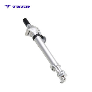 Zhihangda 8 Potence de vélo télescopique à rotation droite à dégagement rapide filetée ZHD-YW9 25.4x65mm Trou inférieur 38.1x265mm Sablée à la finition fine - Product Image 3