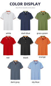 Camisa Polo Uniforme para Hombre, Manga Corta, Verano, Corte Ajustado, Venta al por Mayor, Uniformes para Camareros de Restaurantes de Comida Rápida, Camisas para Empleados - Product Image 3