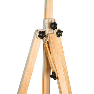 <span class=keywords><strong>Chevalet</strong></span> de peinture Huiyue HY-HJ multifonctionnel portable, sans installation, en bois brut, design pliable, couleur bois naturel - Product Image 4
