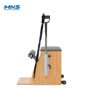 Chaise de Correction Posturale Durable pour Yoga et Entraînement Physique en Bois de Chêne et Caoutchouc, Robuste, pour Exercices Corporels Adultes - Product Image 1