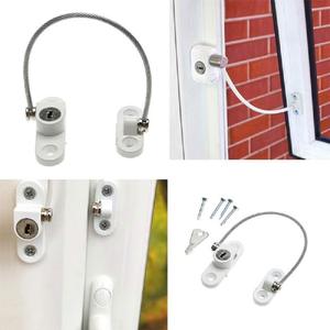 Serrures de sécurité pour enfants fenêtre porte câble ventilateur enfant serrure bébé sécurité verrouillage clé ouverture restricteur pour la Protection de bébé - Product Image 5