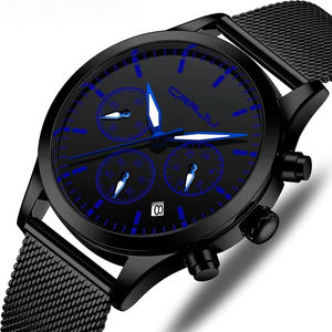 New Hot Luxury Stylish Stainless Steel <b>Men's</b> <b>Watches</b> Casual Versatile Luminous Hands Sport <b>Waterproof</b> Calendar Quartz <b>Watch</b> - Product Image 4