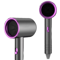 Nouveau sèche-cheveux électrique haute performance Monet Green, 1400W, 3 vitesses, moteur DC à ions négatifs, 110 000 tr/min, tout-en-un, volume élevé, soin des cheveux