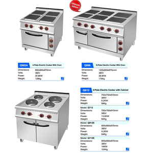เตาสแตนเลสอุตสาหกรรมแบบตั้งพื้น 4 หัวเตา พร้อมเตาอบ รุ่น ITO-CH-SQ905A - Product Image 6