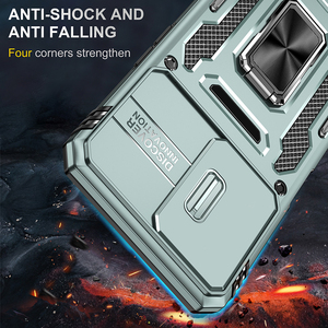 Ốp Điện Thoại Di Động Giá Đỡ Nhẫn Kim Loại Chống Sốc Đa Chất Liệu TPU 2 Trong 1 Sang Trọng Cho <span class=keywords><strong>OPPO</strong></span> <span class=keywords><strong>A57</strong></span> 4G/A77 4G - Product Image 2