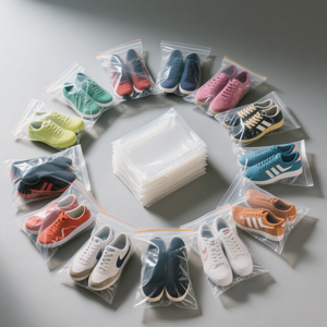 Bolsa de Plástico HDPE Personalizada de Alta Calidad con Cierre, para Empacar Camisetas, con Logotipos Impresos en Serigrafía, Asa de Parche, para Supermercado - Product Image 6