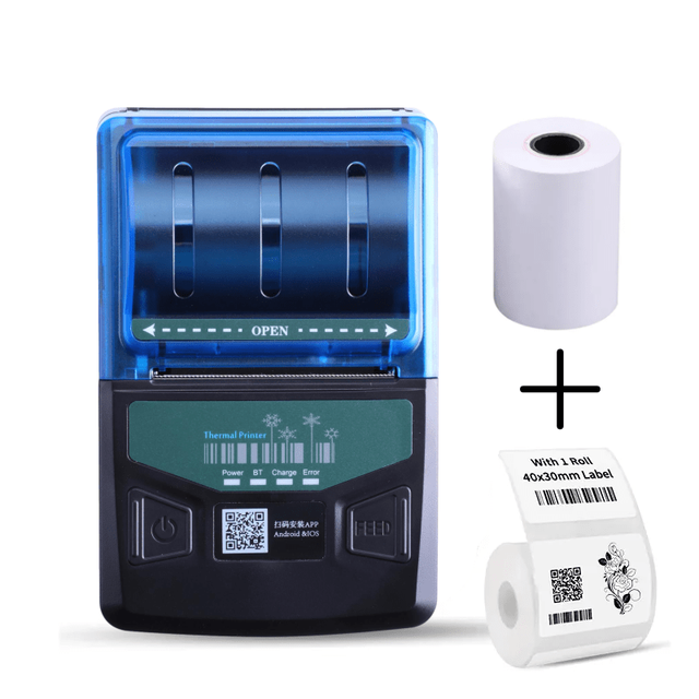 China 58mm Thermal Printer Portable Label Machine Printer for Price Tag or Sticker Printing