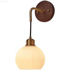 Lámpara de Pared de Hierro y Vidrio Verde, Decorativa y Elegante, para Iluminación de Sala de Estar, Dormitorio, Entrada, Soporte para Lámpara, Base para Lámpara - Product Image 6