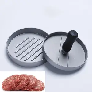 Molde de aluminio fundido a presión para pan de carne, para hamburguesas, tortitas, carne, arroz, Bol, fabricante de carne