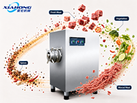 Nouvelle hachoir à viande électrique pour viande et saucisses JR-100 5,5 kW 500 kg/h Plaque de 100 mm en acier inoxydable Automatique