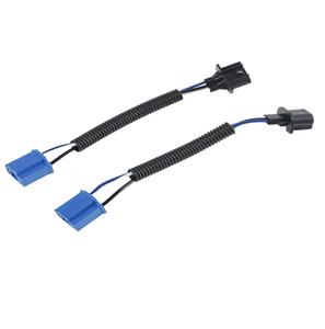 สำหรับ Wrangler jk/jku 2007-2018โมเดล2ชิ้น H13ตัวผู้กับ H4หญิงอะแดปเตอร์แปลงไฟหน้าชุดสายไฟตัวเชื่อมต่อ - Product Image 2