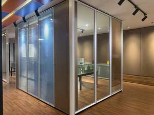 Parete Divisoria in Vetro Moderna e Smontabile per Uffici, Ambienti Bancari e Magazzini Esterni - Bella Parete Divisoria in Vetro - Product Image 4