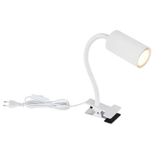 Applique da parete con attacco a pinza 1xGU10 25W 230V in colore bianco, ideale per l'illuminazione degli ambienti e facile da installare. - Product Image 1