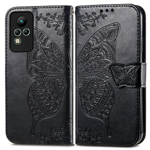 Fancy bướm nổi da <span class=keywords><strong>Wallet</strong></span> điện thoại di động Trường hợp với chủ cho Infinix Lưu ý 10 điện thoại thông minh Bìa - Product Image 5