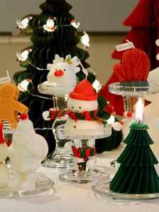 Design de mode Noël Ambiance festive Cadeau Pain d'épice Homme Père Bougies Parfumées - Product Image 5