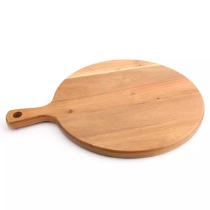 Tabla de cortar redonda de madera de acacia de 2 cm de grosor para uso doméstico y hotelero - Product Image 5