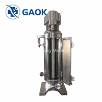 Séparateur centrifuge tubulaire haute vitesse, filtre centrifuge à cylindre rotatif pour la clarification des huiles d'algues et des bioproductes