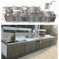 Vente en gros de produits de qualité au prix raisonnable Milk Tea Shop Sweet Shop Établi Équipement pour réfrigérateur Table en acier inoxydable Water Bar Console