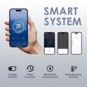 Baignoire à glace individuelle en acrylique avec système de contrôle Balboa, design traditionnel, pour villa, stock US - Product Image 6