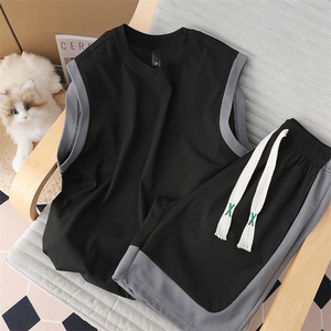 Nuevo Polo para hombre, pantalones cortos informales sueltos de manga corta, ropa deportiva, conjunto de 2 piezas - Product Image 1