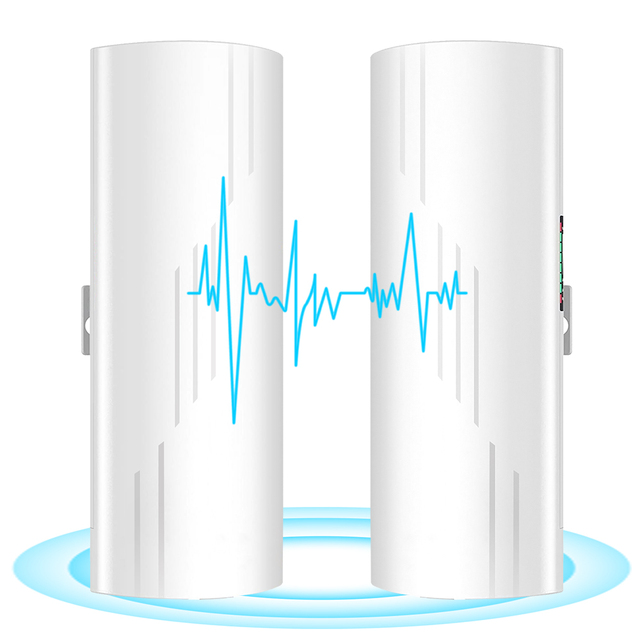 Mosslink 5.8G Wide Voltage 3KM Extend Monitoring Range Transmit Network Signals Wifi Outdoor CPE Point to Point Wireless Bridge