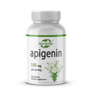 Capsules d'Apigénine OEM/ODM - Extrait Végétal Brut de Fleur de Camomille – Soutien pour le Sommeil et la Relaxation - Product Image 1