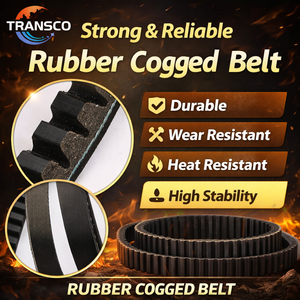 Courroie trapézoïdale en caoutchouc à bord brut et à dents crantées pour transmission de <span class=keywords><strong>moteur</strong></span> de voiture, découpe OEM disponible - Product Image 2