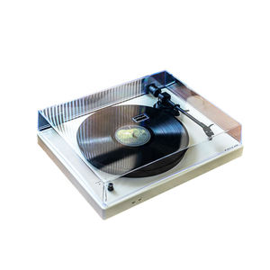 Máy nghe nhạc đĩa than kim loại cao cấp X60B thiết kế thời trang, tích hợp Bluetooth, hỗ trợ phát nhạc <span class=keywords><strong>CD</strong></span> và Vinyl. - Product Image 1