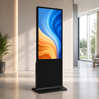 Écran tactile numérique Android 55 pouces sur pied, lecteur d'affichage publicitaire LCD, Android 11 CMS, vente au détail intelligente