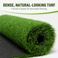 Gazon synthétique gazon artificiel de qualité supérieure naturel d'usine pour paysage de jardin