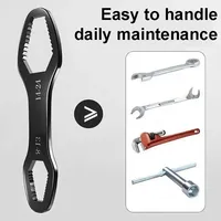 Clé Torx universelle métrique 8-24/3-17mm, auto-ajustable, double embout, pour verres, outils à main d'usine