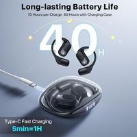 Ows Earbud Gaming Nirkabel Headset Bluetooth 5.3 ENC Mikrofon Ganda Earphone Latensi Rendah Pengait Telinga Headphone Stereo Hi-Fi