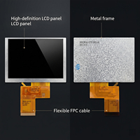 BOE ShengHe TFT IPS LCD 5,0 Zoll 800X480 RGB 50PIN 700nits Hohe Helligkeit Industrielles Breittemperatur-LCM LED-Hintergrundbeleuchtungspanel I2C