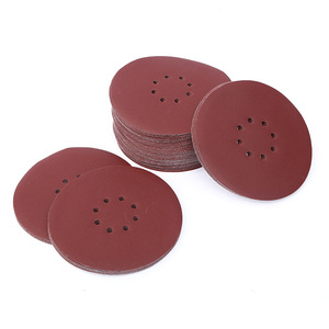 Amplas Pemoles Kayu Logam 5 Inci, Cakram Pengamplasan Keramik Aluminium Oksida 8 Lubang 5 Inci - Product Image 3