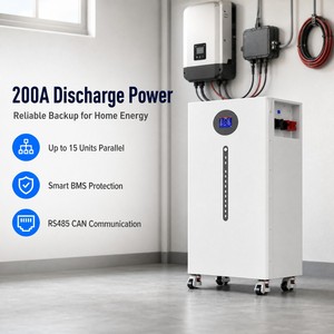 Batería de Almacenamiento de Energía Solar para el Hogar, 51.2V 314Ah 16kWh, de Pie, para Sistema de Respaldo de Energía Fuera de la Red - Product Image 3
