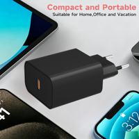 Chargeurs de téléphone USB Type C universels en gros, chargeur USB-C 20W PD, adaptateur de charge rapide OEM 20W