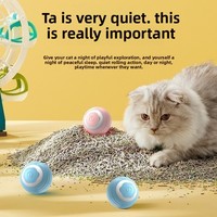 Bola Kucing Otomatis Interaktif Pintar Mewah Modern Grosir, Isi Ulang, Sentuh Aktif, Bergulir, Pasokan Pabrik, Penggoda