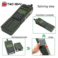 TS TAC-SKY Tactique PRC-163 Harris Radio Dummy Virtual Box PRC 163 Modèle de talkie-walkie non fonctionnel Accessoires tactiques