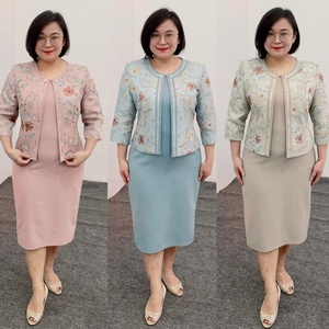 Factory Wholesale <b>Turkey</b> Women Office Dress Africa <b>Clothes</b> Plus Size Print Pencil Skirt 2 Pieces Dress Suit - Product Image 1