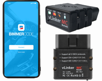 Vgate VLINKER MC BLE3.0 2.2V ELM329 BT3.0 OBD2 II Lector de Códigos Herramienta de Diagnóstico para Android