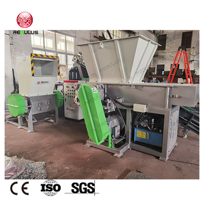 آلة تقطيع البلاستيك الصناعية أحادية المحور لكتل البولي إيثيلين تيريفثالات ولفائف الأفلام والألواح وإعادة تدوير البلاستيك المختلط - Product Image 4